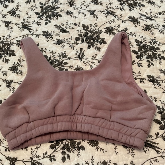 Lilac Cozy Bunny Sweat Bra - Picture 5 of 6